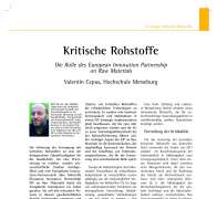 Kritische Rohstoffe